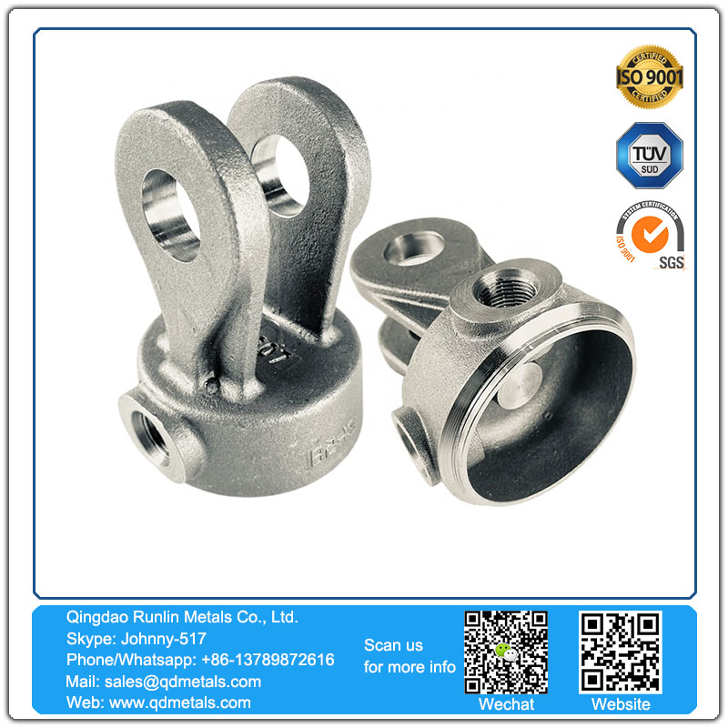 Custom Investment Lost Wax Casting Hydraulic Cylinder End Cap Cylinder Parts Machine Casting