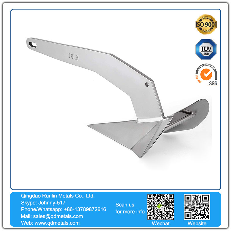 High quality AISI316 stainless steel anchor boat marine delta anchors