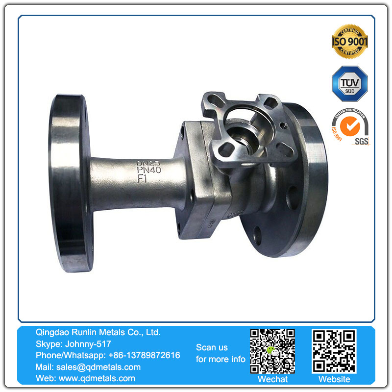 OEM Investment Casting Stainless Steel Valve Body Lost Wax Casting Water Soluble Core Investment Casting